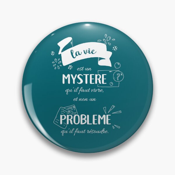 Item preview, Quote: Life is a mystery designed and sold by GribouillStreet.