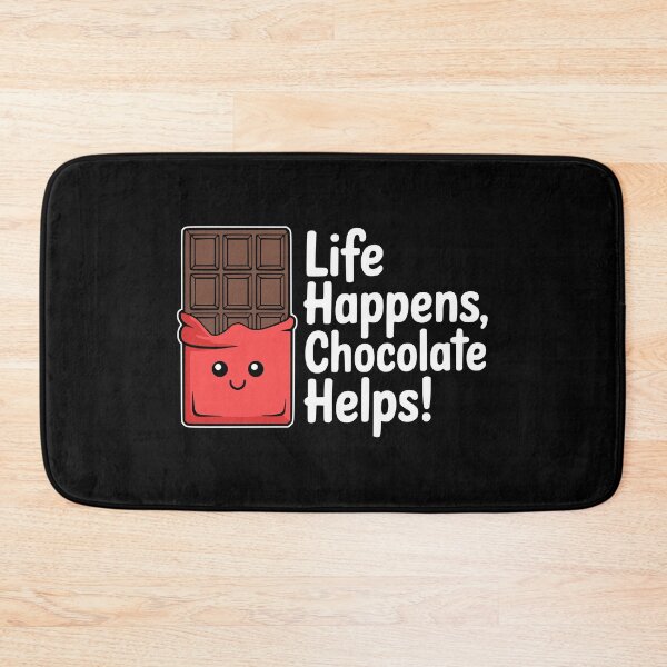 Item preview, Life Happens Chocolate Helps! Cute Chocolate Bar designed and sold by PMCreative.