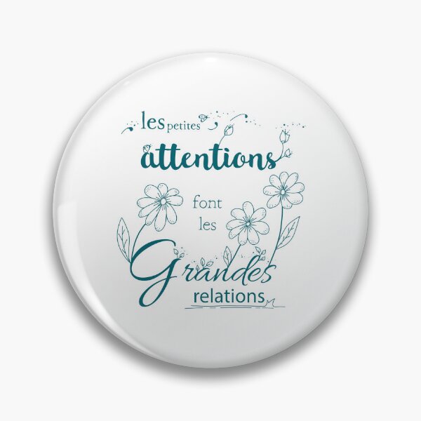 Item preview, Quote: the little attentions (blue text) designed and sold by GribouillStreet.