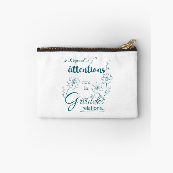 Item preview, Quote: the little attentions (blue text) designed and sold by GribouillStreet.