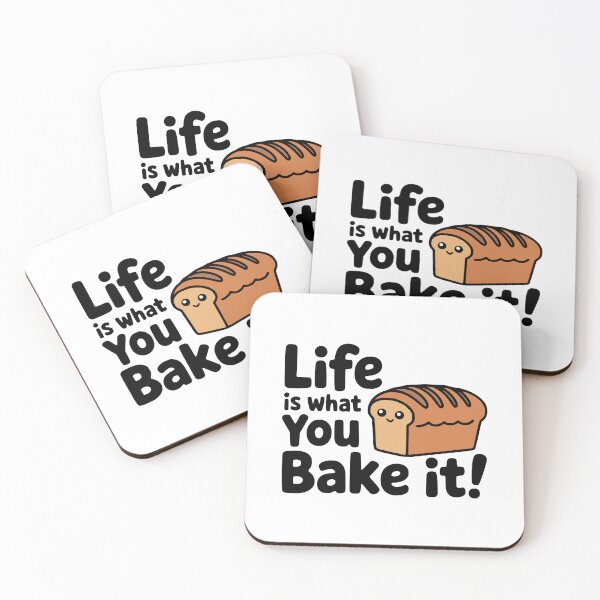 Item preview, Life is What You Bake It! Cute Kawaii Bread Loaf designed and sold by PMCreative.