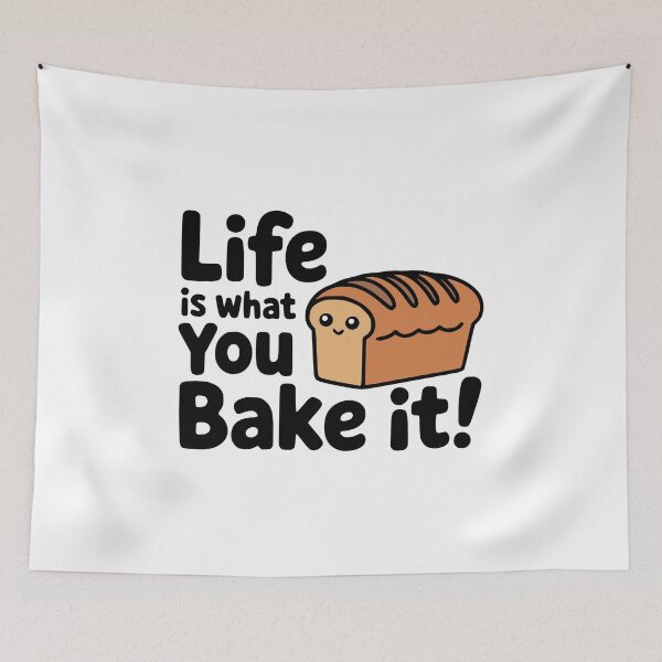 Item preview, Life is What You Bake It! Cute Kawaii Bread Loaf designed and sold by PMCreative.