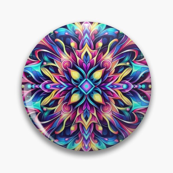 Item preview, Cosmic Mandala – Kaleidoscopic Harmony Emblem designed and sold by Dogandesighn.