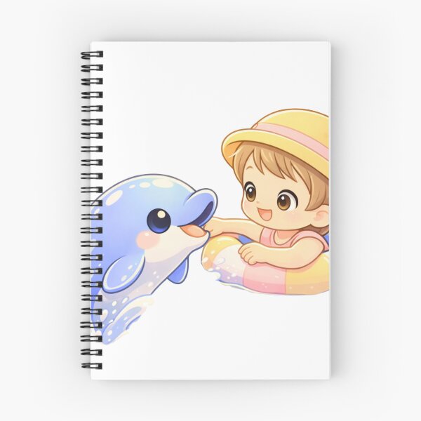 Artikelvorschau, Ocean Best Friends – Kawaii-Delfin & Kind. entworfen und verkauft von Lylysun.