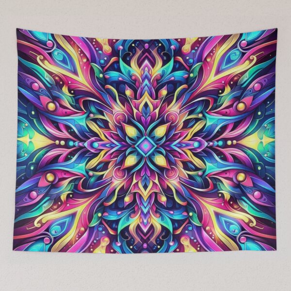 Item preview, Cosmic Mandala – Kaleidoscopic Harmony Emblem designed and sold by Dogandesighn.