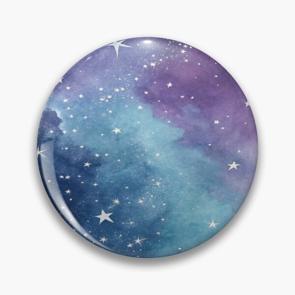 Item preview, Beautiful Starry Purple Blue Nebula Artwork  designed and sold by NivyasArtistry.
