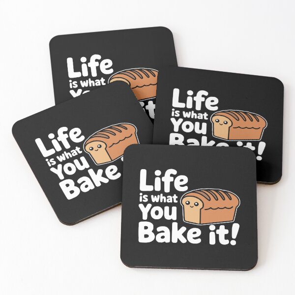 Item preview, Life is What You Bake It! Cute Kawaii Bread Loaf designed and sold by PMCreative.