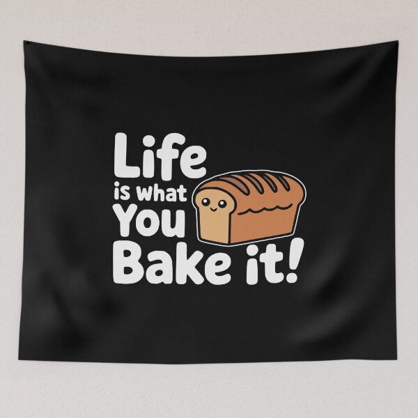 Item preview, Life is What You Bake It! Cute Kawaii Bread Loaf designed and sold by PMCreative.
