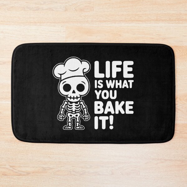 Item preview, Life Is What You Bake It! Cute Skeleton Baker Chef designed and sold by PMCreative.