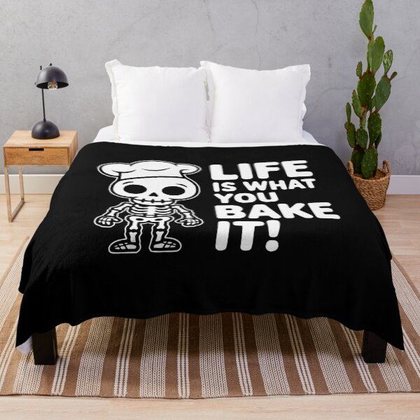 Item preview, Life Is What You Bake It! Cute Skeleton Baker Chef designed and sold by PMCreative.