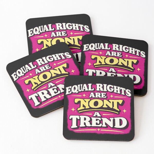 Item preview, Equal Rights Are Not a Trend Shirt – Feminist Empowerment Graphic Tee for Women & Allies designed and sold by Bizertart.