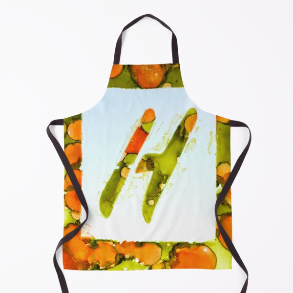 Item preview, H Green and Orange designed and sold by Between Colors.