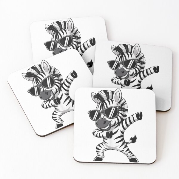 Item preview, Cool Dabbing Zebra Wearing Sunglasses Hip Hop Dancing Zebra Animal Art designed and sold by ShavonRistorin.