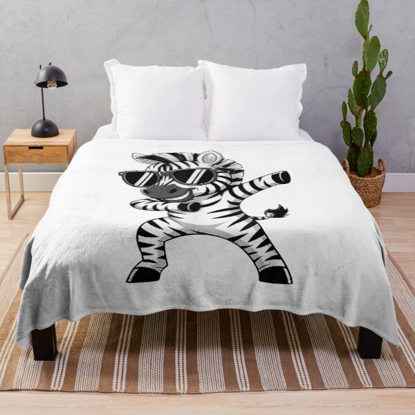 Item preview, Cool Dabbing Zebra Wearing Sunglasses Hip Hop Dancing Zebra Animal Art designed and sold by ShavonRistorin.