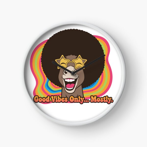 Item preview, Groovy Disco Donkey Good Vibes Only Mostly designed and sold by Snout & Shout..