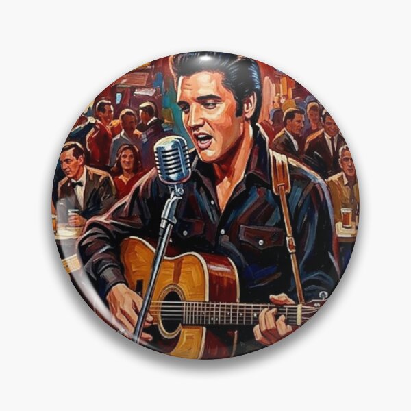 Item preview, The Birth of Rock: Elvis, Buddy & Jerry Lee Mid-Century Impasto designed and sold by Art's Diner.