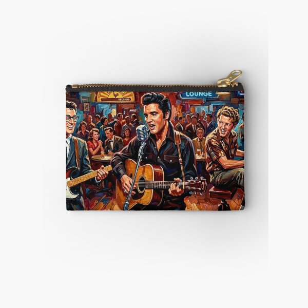 Item preview, The Birth of Rock: Elvis, Buddy & Jerry Lee Mid-Century Impasto designed and sold by Art's Diner.