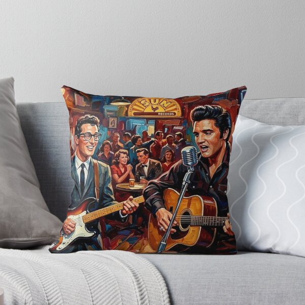Item preview, The Birth of Rock: Elvis, Buddy & Jerry Lee Mid-Century Impasto designed and sold by Art's Diner.