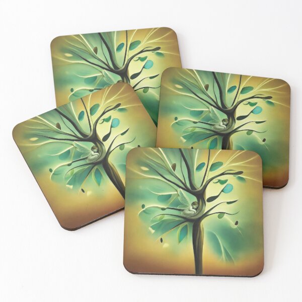 Item preview, Sleeping baby Fairy in Magical Tree Dreamy Fantasy Art designed and sold by Foxglovers Studio .