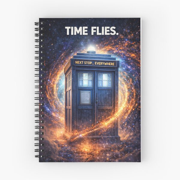 Item preview, Time Flies Birthday Portal designed and sold by Haunted House of Cards.