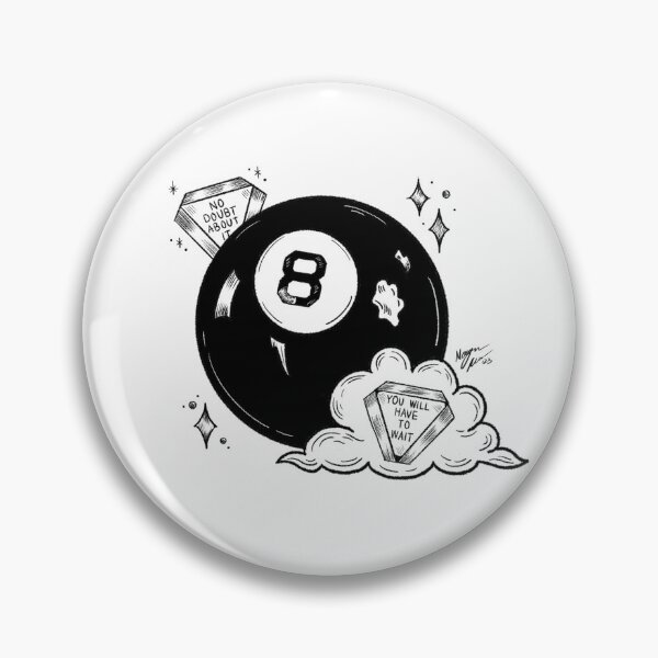 Item preview, Fortune 8-Ball designed and sold by Meg Vic Makes Art.