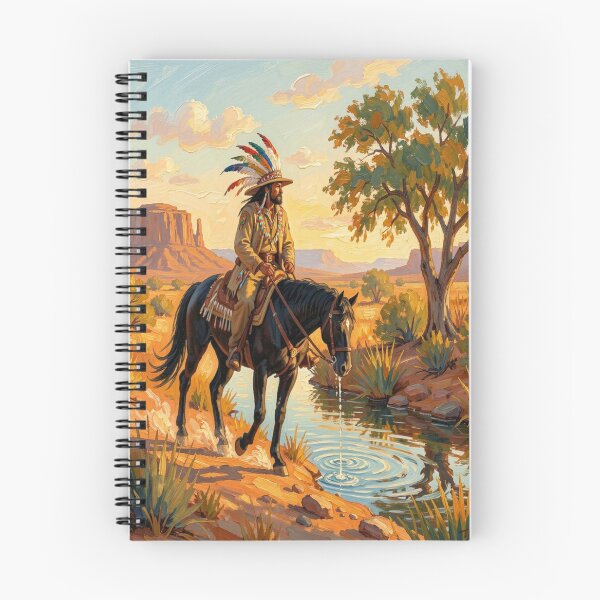 Item preview, Classic Earth and Sunset Rider – Native Spirit in Warm Light designed and sold by FotoworldEdel.