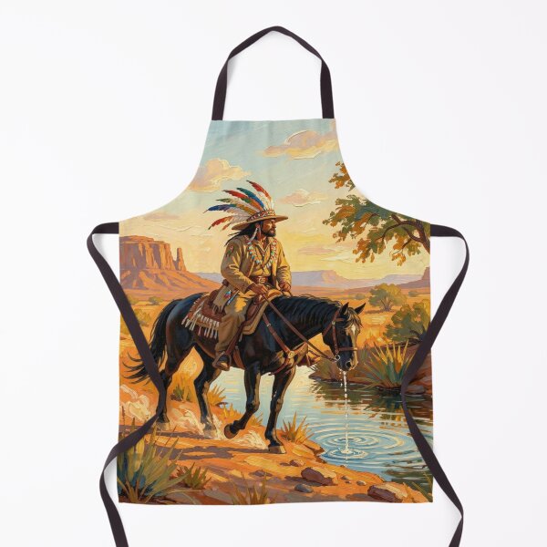 Item preview, Classic Earth and Sunset Rider – Native Spirit in Warm Light designed and sold by FotoworldEdel.