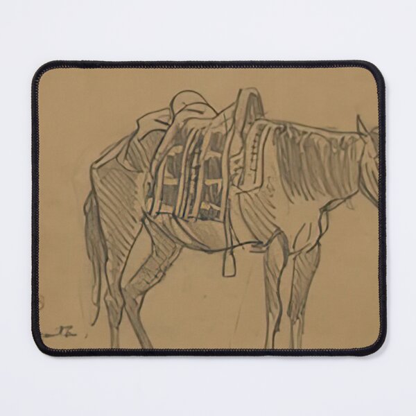 Item preview, New Upload - Maynard Dixon - Best Artist - Saddled Navajo Pony, 1922 - Maynard Dixon designed and sold by GabyDAlessandro.