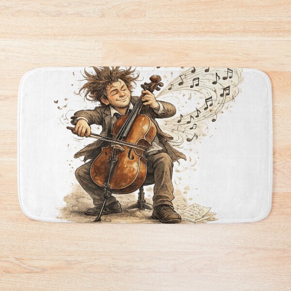 Item preview, Blissful Cellist with Flowing Notes designed and sold by SpicyWind.