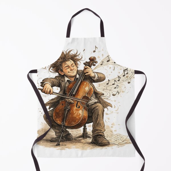 Item preview, Blissful Cellist with Flowing Notes designed and sold by SpicyWind.