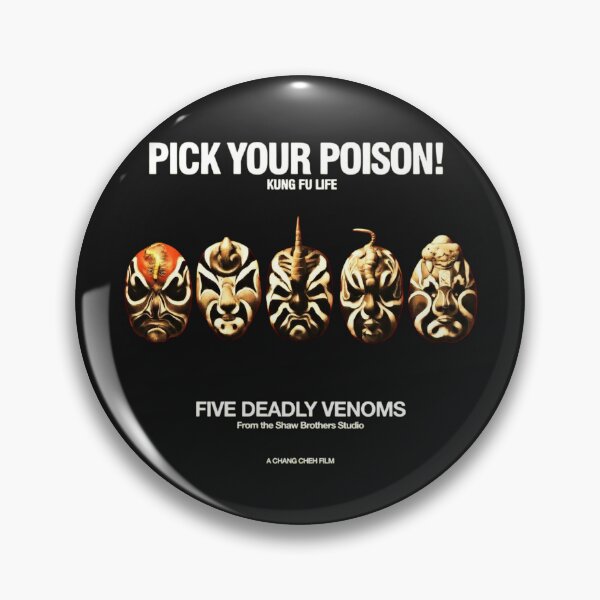 Item preview, Five Venoms designed and sold by MovieMayhem.