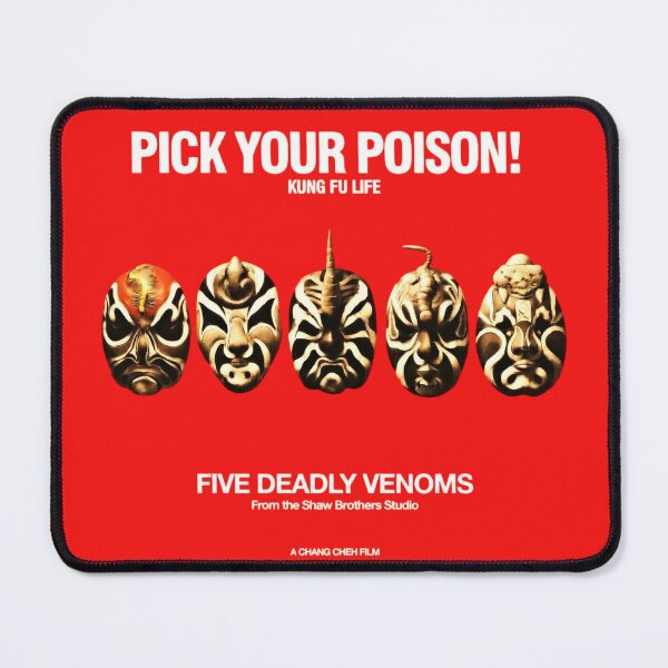 Item preview, Five Venoms designed and sold by MovieMayhem.