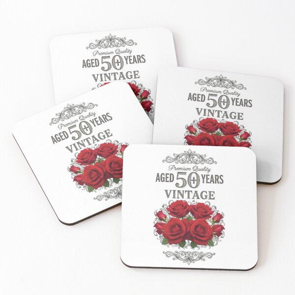 Item preview, Vintage Aged 50 Years – Premium Anniversary Design designed and sold by Foxglovers Studio .