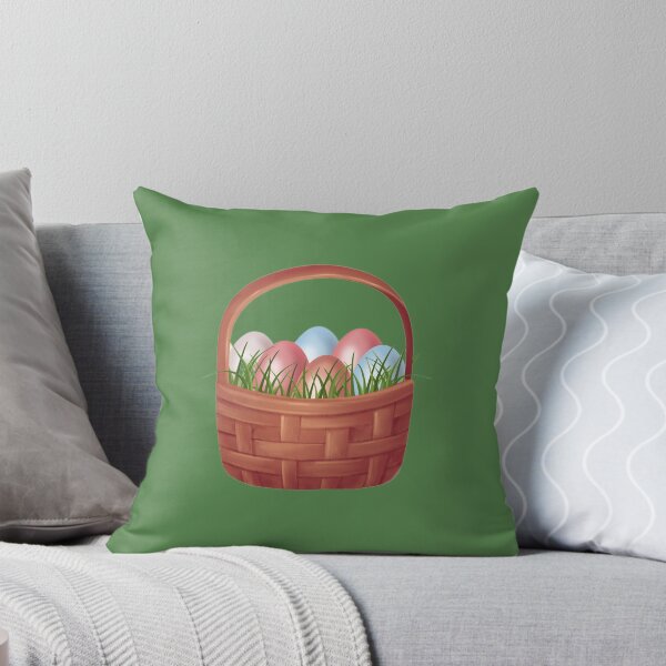 Item preview, Canasta de Pascua con huevos pastel: una linda ilustración primaveral designed and sold by Artsy Corner.