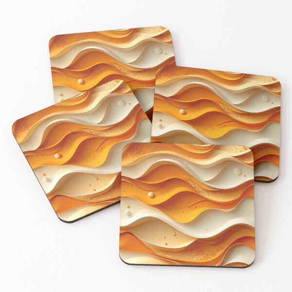 Item preview, Thai Tea Layered Wave Pattern designed and sold by MIXER'07.