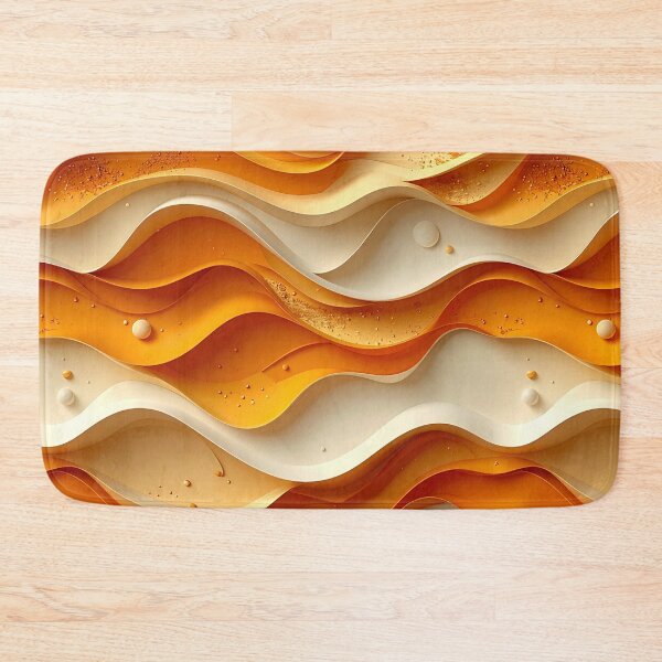Item preview, Thai Tea Layered Wave Pattern designed and sold by MIXER'07.