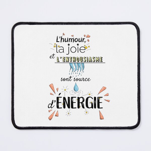 Item preview, Quote: Humor, joy and enthusiasm designed and sold by GribouillStreet.