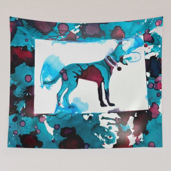 Item preview, Lab Blue and Red designed and sold by Between Colors.