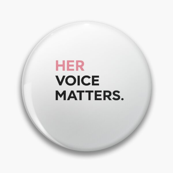 Item preview, Her Voice Matters Shirt – Feminist Empowerment Statement Tee for Women & Allies designed and sold by Bizertart.