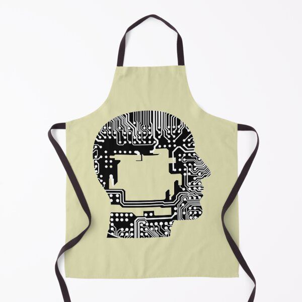 Item preview, AI Mind Circuit Head – Artificial Intelligence Tech Design designed and sold by Artsy Corner.