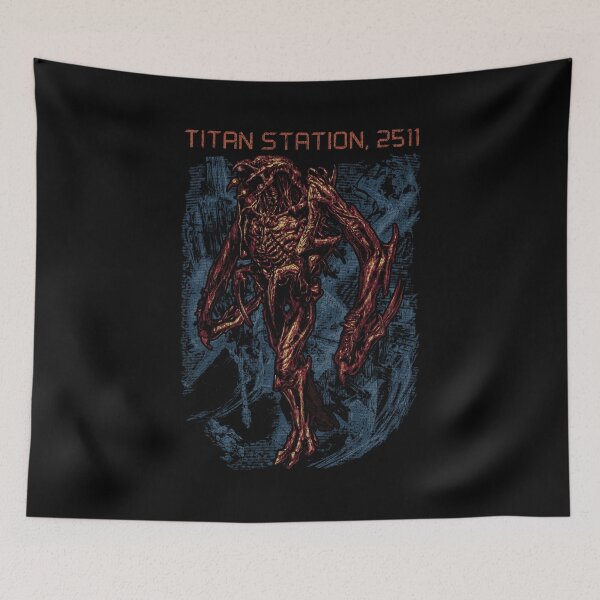 Item preview, Dead Space 2 Ubermorph Titan Station Sprawl Distressed designed and sold by Power Up Prints.