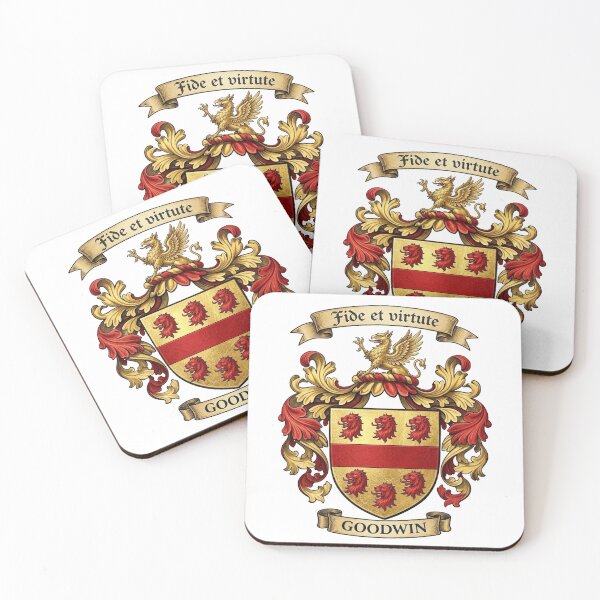 Item preview, The Goodwin Family Coat of Arms designed and sold by BagTown Clans.