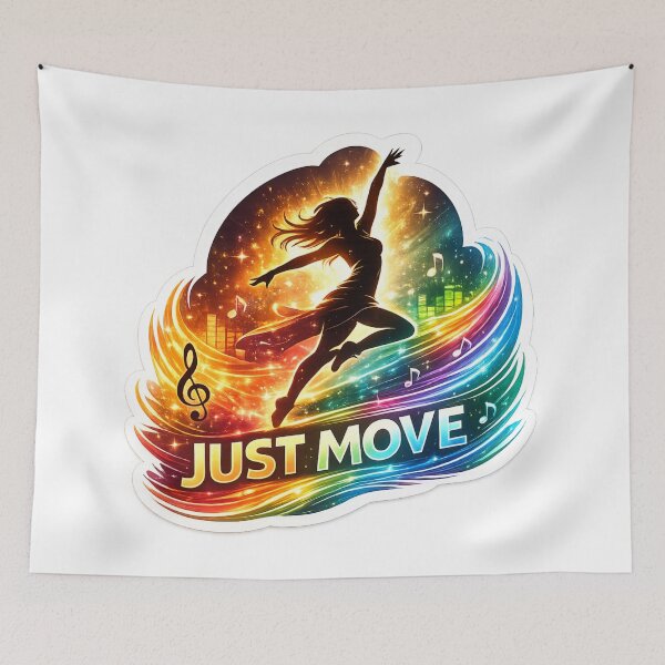 Item preview, Just Move Rainbow Dance Burst designed and sold by lorand-designs.