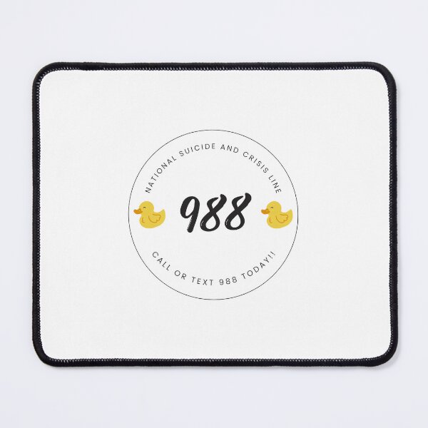 Item preview, 988 Rubber Ducks Crisis Hotline designed and sold by CreativeChange.