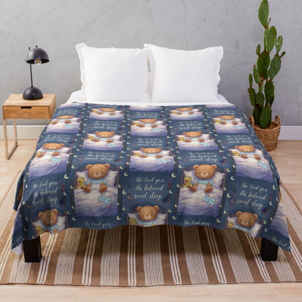Item preview, Sleepy baby bear with Bible verse  designed and sold by Vibrantfaith321.