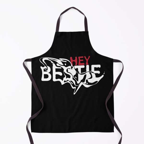 Item preview, Hey Bestie – Bold White Minimal Typography Design designed and sold by WanderfallWork.