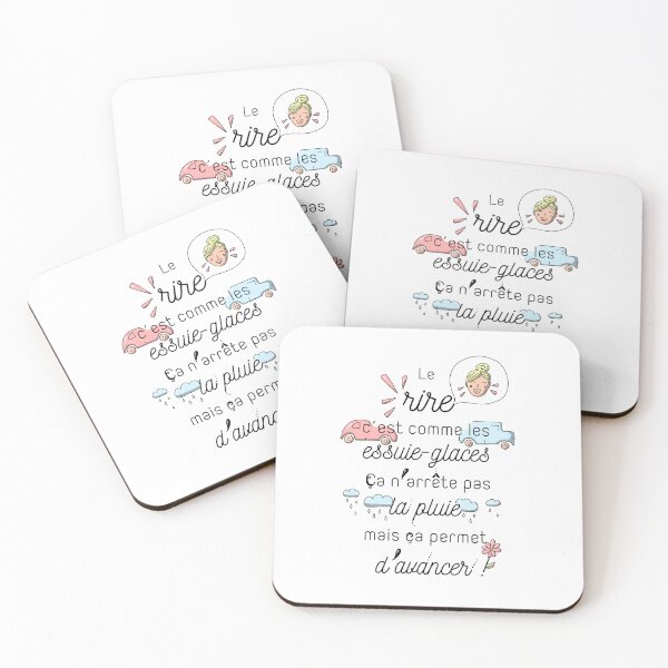 Item preview, Quote: Laughter is like windshield wipers designed and sold by GribouillStreet.
