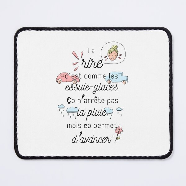 Item preview, Quote: Laughter is like windshield wipers designed and sold by GribouillStreet.