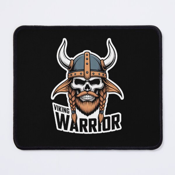 Item preview, Viking Warrior Skull Helmet Norse Cartoon Sticker designed and sold by Enea Kelo.