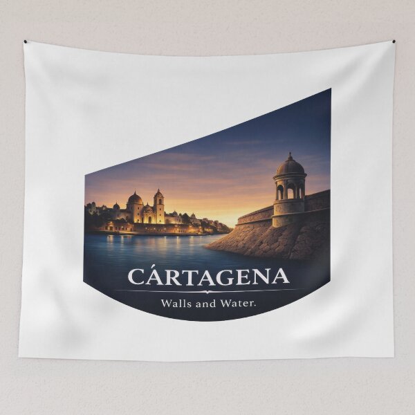 Item preview, Cartagena Walls Guard The Sea designed and sold by EdvvinStudios.